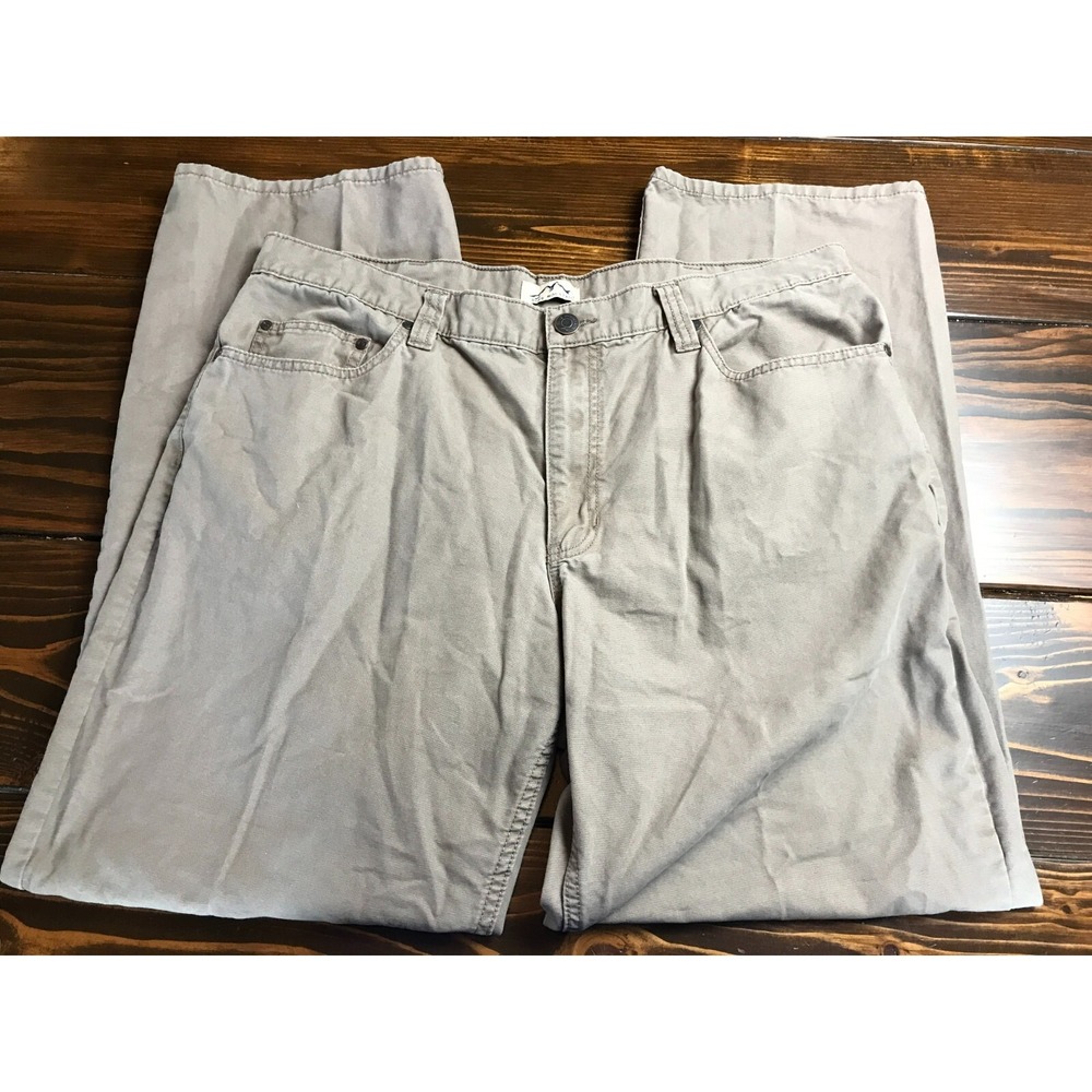 Blue Mountain Jeans, Women's Size 40x34, Tan, Denim, Straight Leg, Pockets